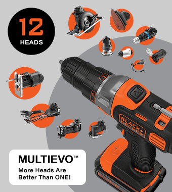Black and Decker MT218K MULTiEVO 18v Cordless Multi Tool