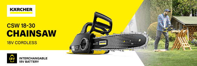 Karcher CSW 1830
18v Cordless
Brushless Chainsaw Karcher CSW1830 18v Cordless Brushless Chainsaw