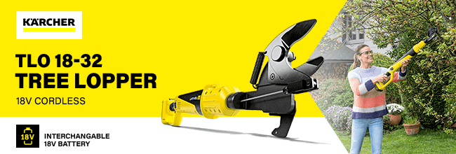 Karcher TLO 18-32
18v Cordless
Bypass Tree Loppers Karcher TLO 1832 18v Cordless Bypass Tree Loppers