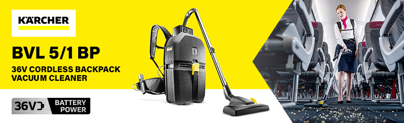 Karcher BVL 5/1 BP Professional 36v Cordless Backpack Vacuum Cleaner Karcher BVL 5/1 BP Professional 36v Cordless Backpack Vacuum Cleaner