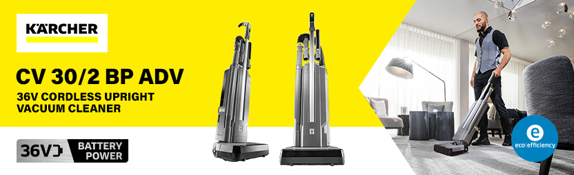 Karcher CV 30/2 BP ADV Professional 36v Cordless Upright Vacuum Cleaner Karcher CV 30/2 BP ADV Professional 36v Cordless Upright Vacuum Cleaner