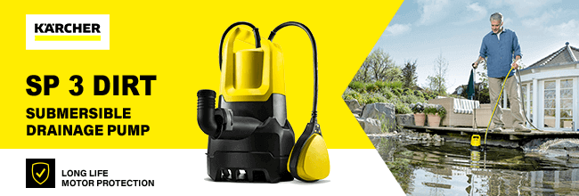 Karcher SP3 Dirt
Submersible Drainage Pump Karcher SP3 Dirt Drainage Water Pump