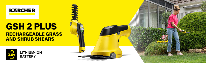 Karcher GSH 2 PLUS Rechargeable Grass and Shrub Shears Karcher GSH 2 PLUS Rechargeable Grass and Shrub Shears