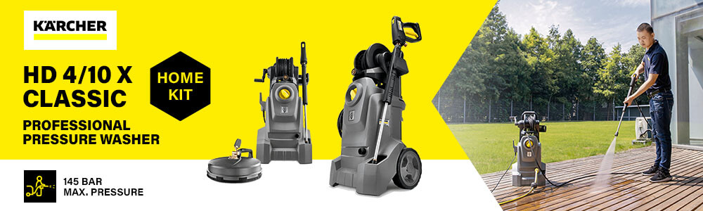 Karcher HD 4/10 X Classic Home
Professional Pressure Washer 145 Bar Karcher HD 4-10 X Classic Home Professional Pressure Washer 145 Bar