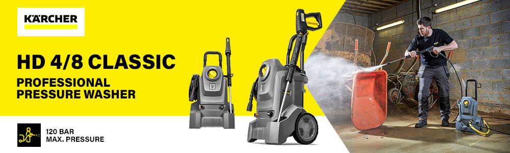 Karcher HD 4/8 Classic
Professional Pressure Washer 120 Bar Karcher HD 48 Classic Professional Pressure Washer 120 Bar