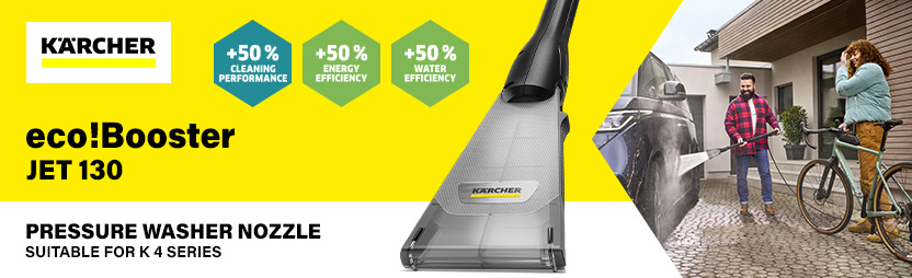 Karcher Eco!Booster Jet 130 Nozzle for K 4 Pressure Washers Karcher 26453870 Eco!Booster Jet 130 Nozzle for K 4 Pressure Washers
