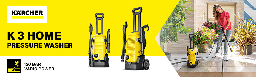 Karcher K 3 Home Pressure Washer 120 Bar Karcher K3 Home Pressure Washer 120 Bar