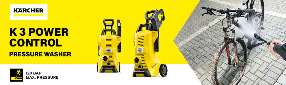 Karcher K 3 POWER CONTROL
Pressure Washer 120 Bar Karcher K 3 POWER CONTROL Pressure Washer 120 Bar
