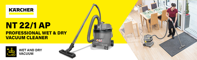 Karcher NT 22/1 AP TE Professional Vacuum Cleaner 22L Karcher 13786120 NT 22-1 AP TE Professional Wet Dry Vacuum Cleaner 22L