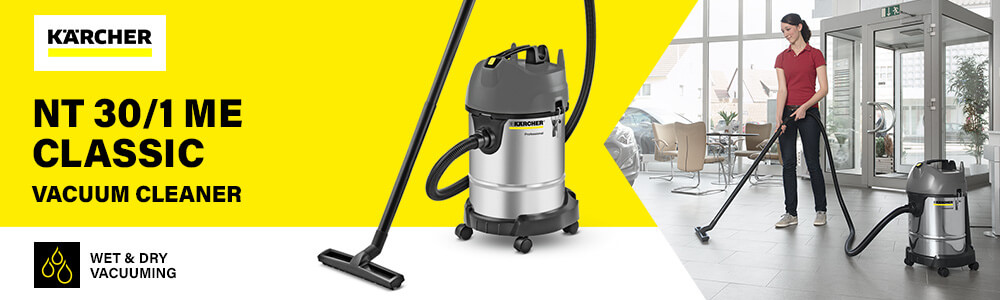 Karcher NT 30/1 Me Classic
Wet and Dry Vacuum Cleaner Karcher NT 301 Me Classic Wet and Dry Vacuum Cleaner
