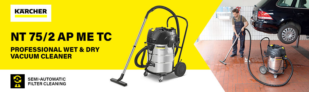 Karcher NT 75/2 AP ME TC
Professional Wet and Dry
Vacuum Cleaner 75L Karcher NT 75-2 AP ME TC Professional Wet Dry Vacuum Cleaner 75L