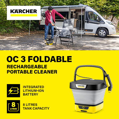 Karcher OC 3 Foldable Rechargeable Portable Cleaner | Pressure Washers