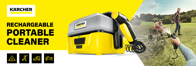 Karcher OC 3 Rechargeable
Portable Cleaner 5 Bar Karcher OC 3 Rechargeable Portable Cleaner 5 Bar