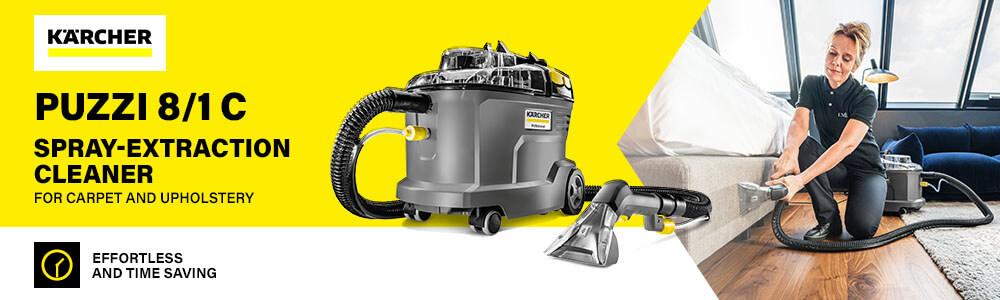 Karcher PUZZI 8/1 C Professional
Spot Carpet and Upholstery Cleaner Karcher PUZZI 81C Spot Stain Removal Textile Carpet Upholstery Cleaner