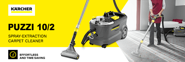 Karcher PUZZI 10/2 Spray-extraction
Professional Carpet Cleaner Karcher PUZZI 102 Professional Spray Extraction Carpet Cleaner