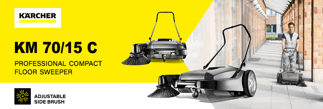 Karcher KM 70/15 C Compact
Professional Push Floor Sweeper Karcher KM7015C Professional Compact Floor Sweeper