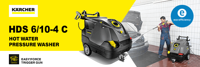 Karcher HDS 6/10-4 C 105 Bar
Professional Hot Water Pressure Washer Karcher HDS6104C Professional Hot Water Pressure Washer