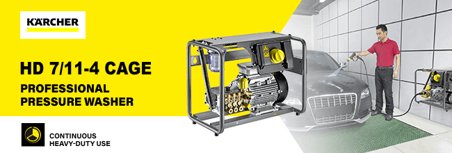 Karcher HD 7/11-4 CAGE
150 Bar Professional Pressure Washer Karcher HD7114 CAGE Professional Pressure Washer