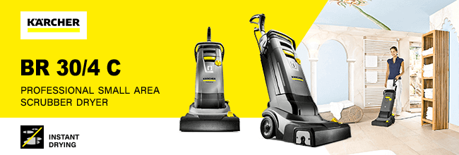 Karcher BR 30/4 C Scrubber Dryer
Professional Small Area Floor Cleaner Karcher BR304C Professional Small Area Floor Cleaner Scrubber Dryer