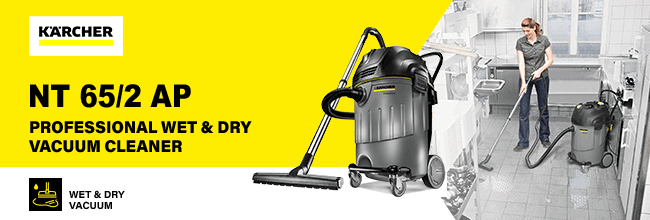 Karcher NT 65/2 AP Wet-Dry
Professional Vacuum Cleaner Karcher NT652AP Professional Wet Dry Vacuum Cleaner
