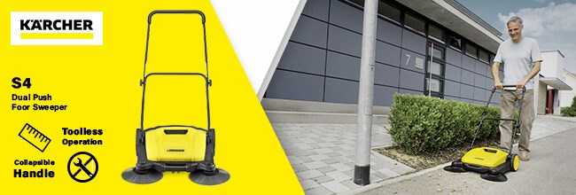 Karcher S4 Dual Push Floor Sweeper Karcher S4 Dual Push Floor Sweeper