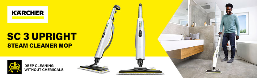 Karcher SC 3 Upright Steam Cleaner Mop Karcher SC 3 Upright steam cleaner mop, deep cleaning without chemicals