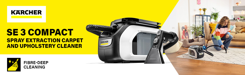 Karcher SE 3 COMPACT Spray Extraction Carpet and Upholstery Cleaner Karcher SE 3 COMPACT Spray Extraction Carpet and Upholstery Cleaner