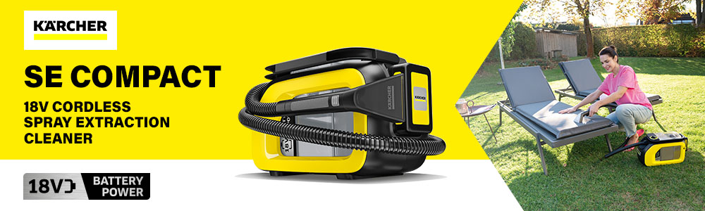 Karcher SE Compact 18v Cordless
Car & Upholstery
Spot Spray Extraction Cleaner Karcher SE Compact Cordless 18v Car Upholstery Spot Spray Extraction Cleaner