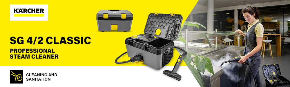 Karcher SG 4/2 Classic
Professional Box Steam Cleaner Karcher SG 4-2 Classic Professional Box Steam Cleaner