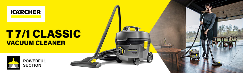 Karcher T 7/1 Classic Tub
Professional Vacuum Cleaner 7.5L Karcher T 7-1 Classic Tub Professional Vacuum Cleaner 7.5L
