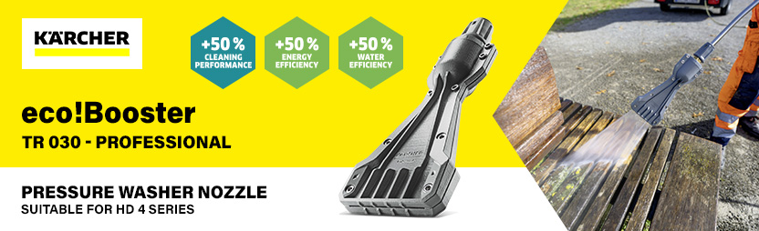 Karcher TR 030 Eco!Booster Nozzle
For Professional HD 4 Pressure Washers Karcher TR 030 21130840 Eco!Booster Nozzle HD 4 Professional Pressure Washers