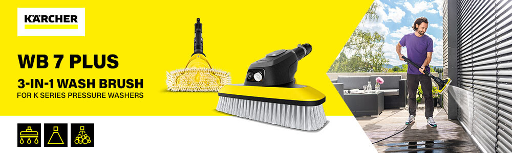 Karcher WB 7 Plus 3 in 1 Wash Brush for K Pressure Washers