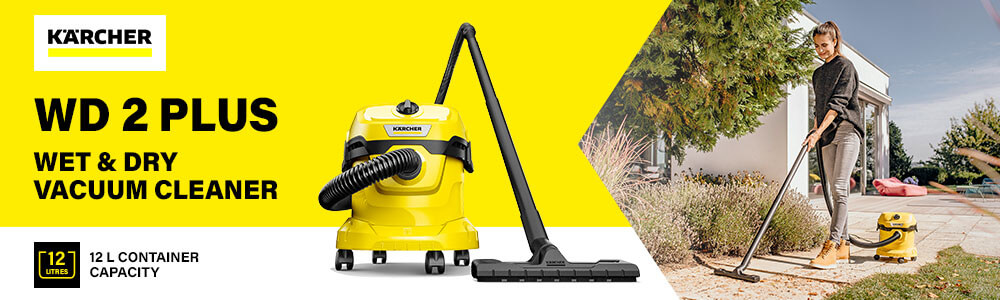 Karcher WD 2 Plus Wet Dry Vacuum Cleaner 12L