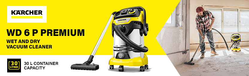Karcher WD 6 P Premium Wet and Dry Vacuum Cleaner 30L Karcher WD 6 P Premium Wet and Dry Vacuum Cleaner 30L