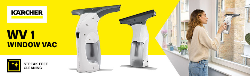 Karcher WV 1 Window Vac — 16336070 Karcher WV 1 window vac, streak-free cleaning for windows and smooth surfaces