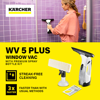 Kärcher WV5 Premium - Aspiragocce Per Vetri, Compatto E Leggero 433235 - Foto 4