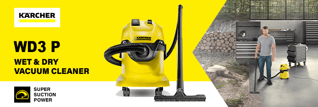 Karcher WD3P Wet Dry Vacuum Cleaner