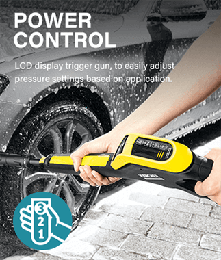 Karcher K4 Power Control Pressure Settings LCD Display Trigger