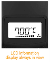 Steinel HG 2620 E LCD information display