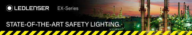 LED Lenser Ex-Series State-of-the-art Safety Lighting. LEDLenser EXH8 ATEX IECEx LED Head Torch
