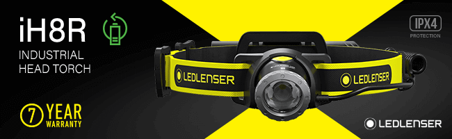 LED Lenser iH8R Industrial Rechargeable LED Head Torch LEDLenser iH8R Industrial Rechargeable LED Head Torch