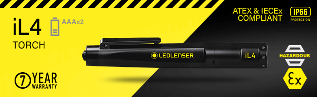 LED Lenser iL4 ATEX and IECEx LED Pen Torch LEDLenser iL4 ATEX IECEx LED Pen Torch