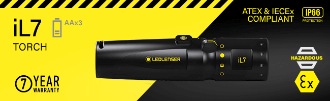 LED Lenser iL7 ATEX and IECEx LED Torch LEDLenser iL7 ATEX IECEx LED Torch