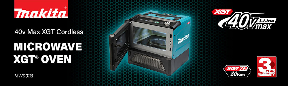 Makita MW001G
40v Max XGT Cordless
Microwave Oven Makita MW001G 40v Max XGT Cordless Microwave Oven