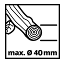 Max. 40mm Cutting Diameter SSH2540CBU Max Cutting Capacity