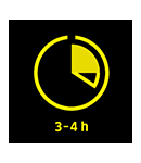 Application frequency 3-4h
Recommended maximum duration of use in hours/day. Karcher HDS1000BE Application Frequency