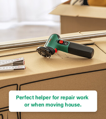 The compact and multi-talented
all-round cutting tool with a working
range of up to 14 mm Bosch EasyCut&Grind multifunctional Versatile electric Cutter Grinder