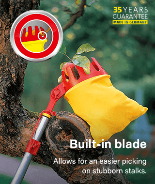 WolfGarten MultiChange P579 Telescopic Fruit Picker 35years Warranty Guarantee