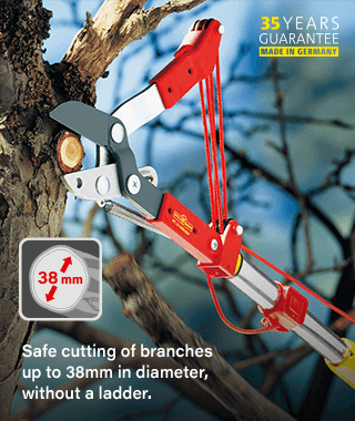 Wolf Garten MultiChange Telescopic Anvil Tree Loppers 35years Warranty Guarantee