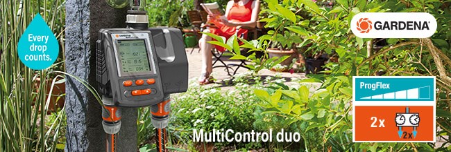 Gardena C 2030 DUO PLUS Dual Output Digital Garden Water Timer